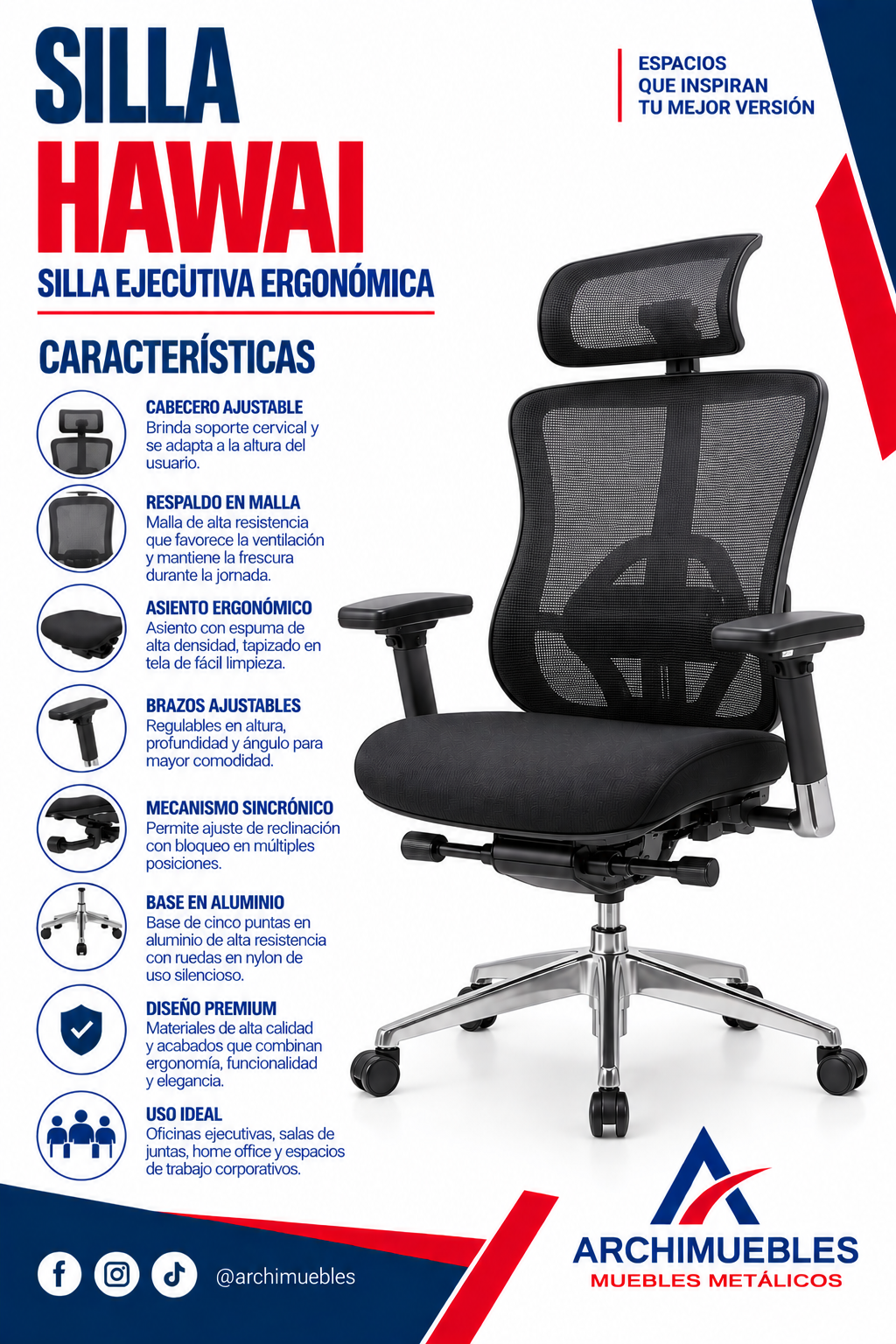 Ficha técnica de Hawai Archimuebles